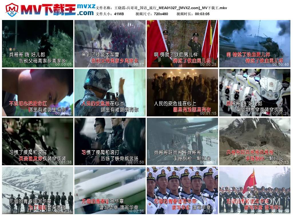 王晓霞-兵哥哥_国语_流行_MEA01327